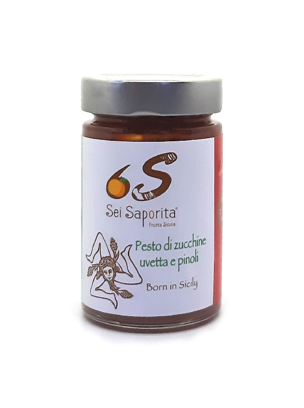 Pesto Zucchine, Uvetta, Pinoli